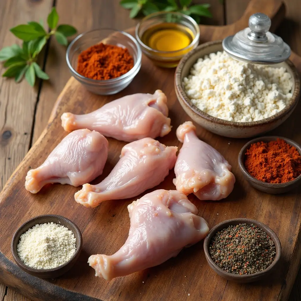 Air Fryer Chicken Wings with Flour