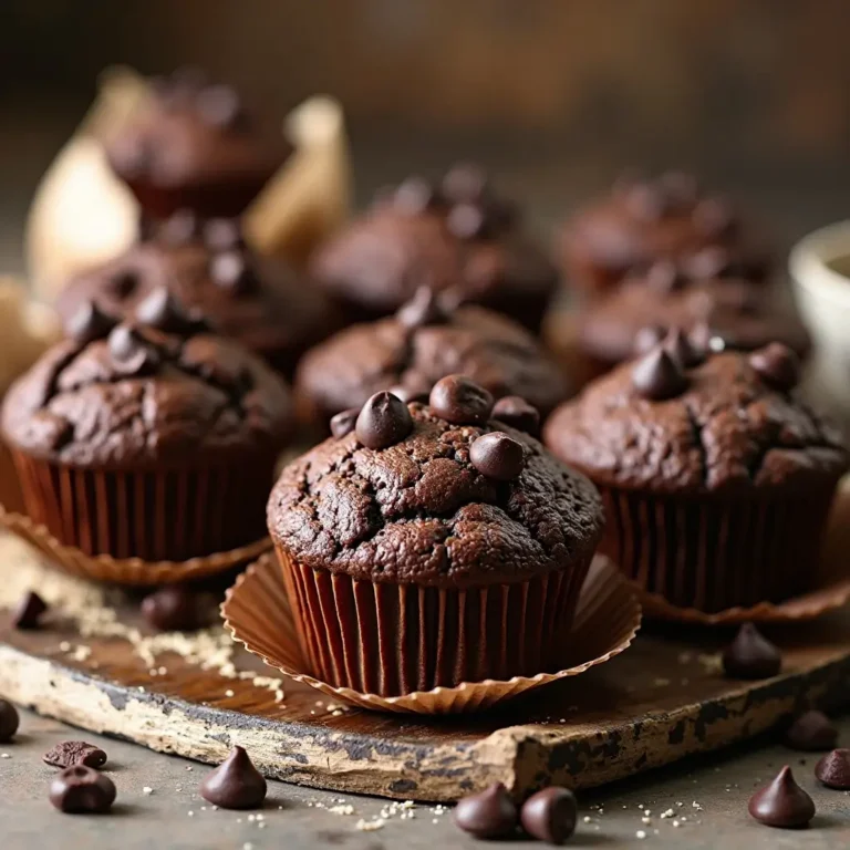 Air Fryer Chocolate Muffins