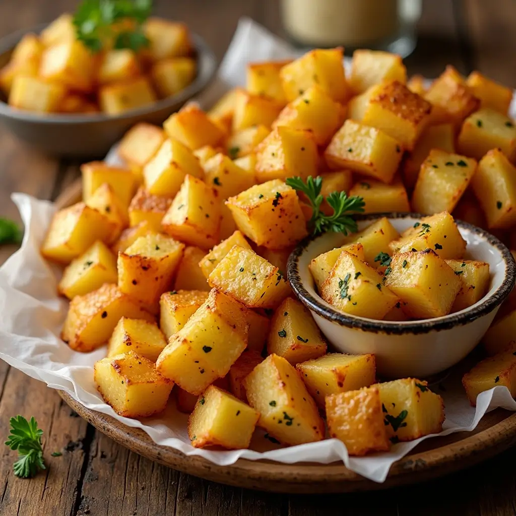 Air Fryer Diced Potatoes