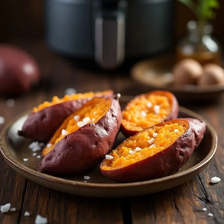 Air Fryer Japanese Sweet Potato