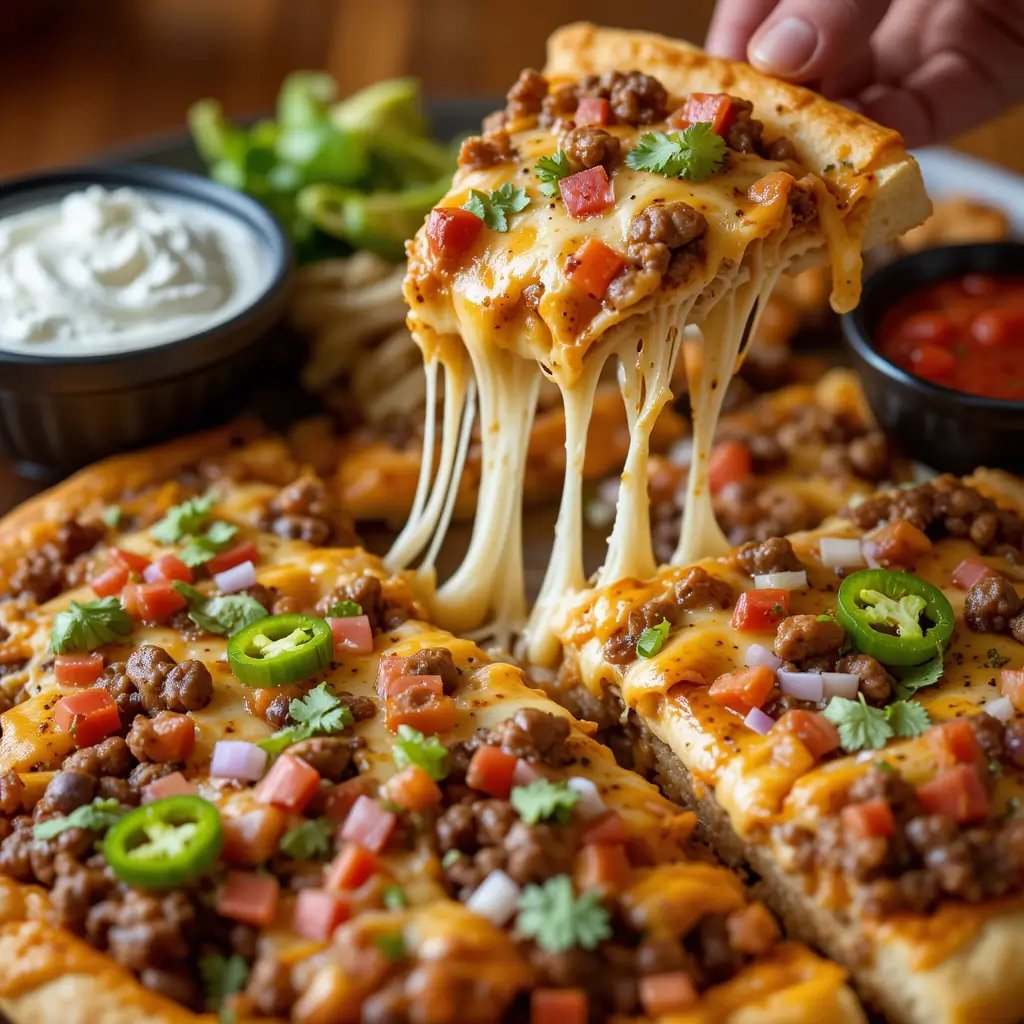 Air Fryer Mexican Pizza