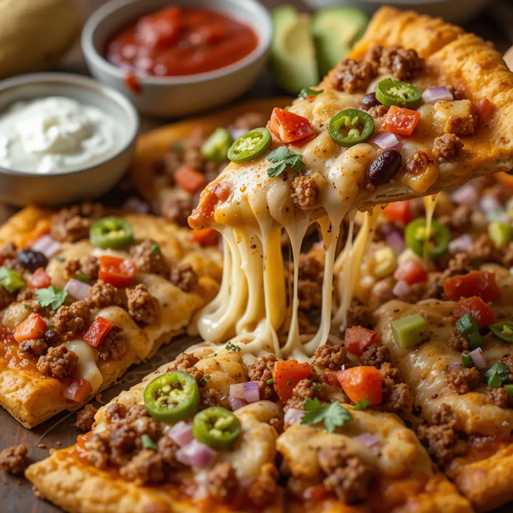 Air Fryer Mexican Pizza