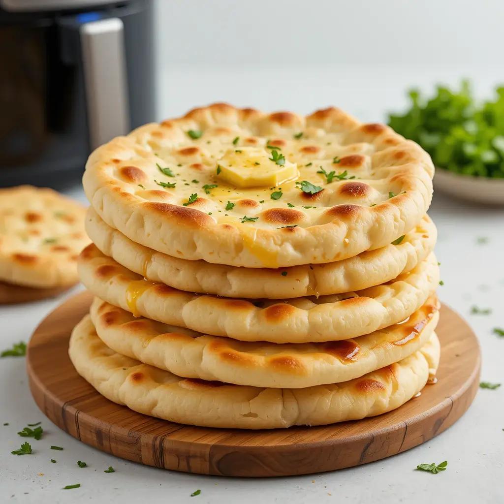 Air Fryer Naan Bread