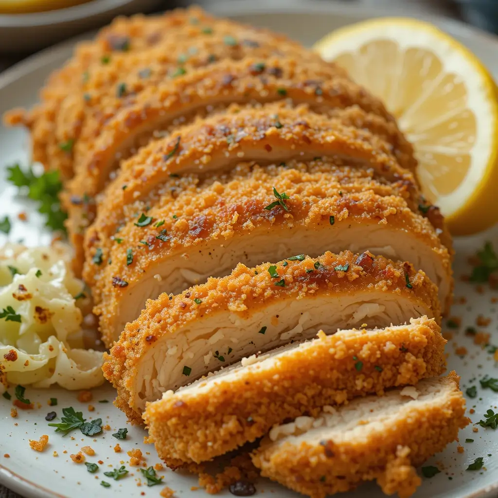 Air Fryer Parmesan Crusted Chicken