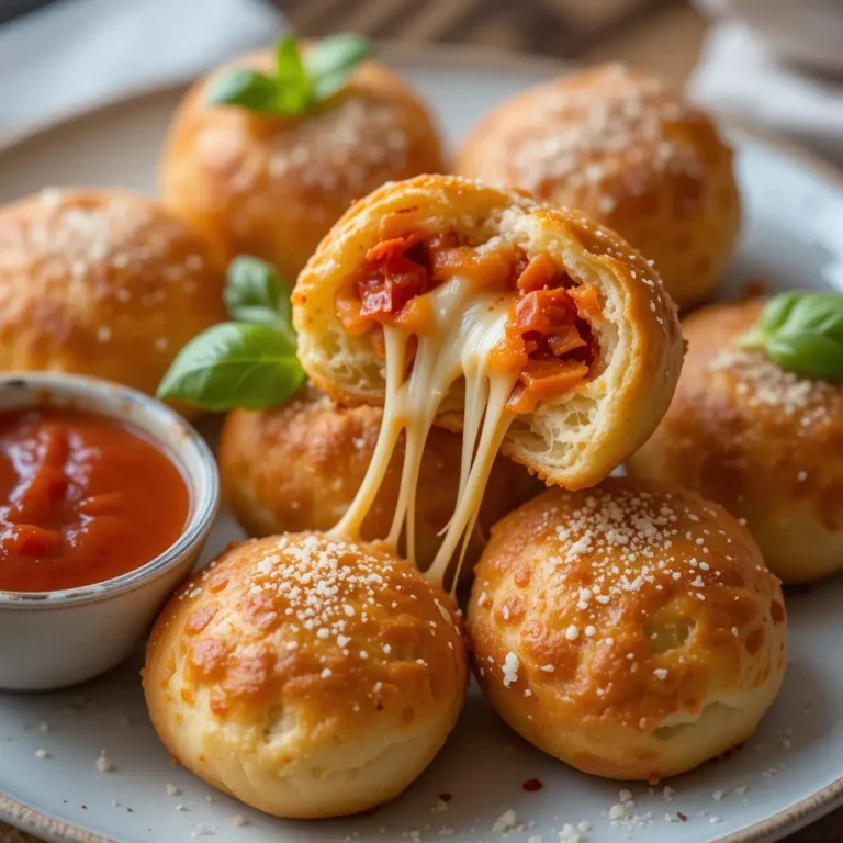 Air Fryer Pizza Puffs