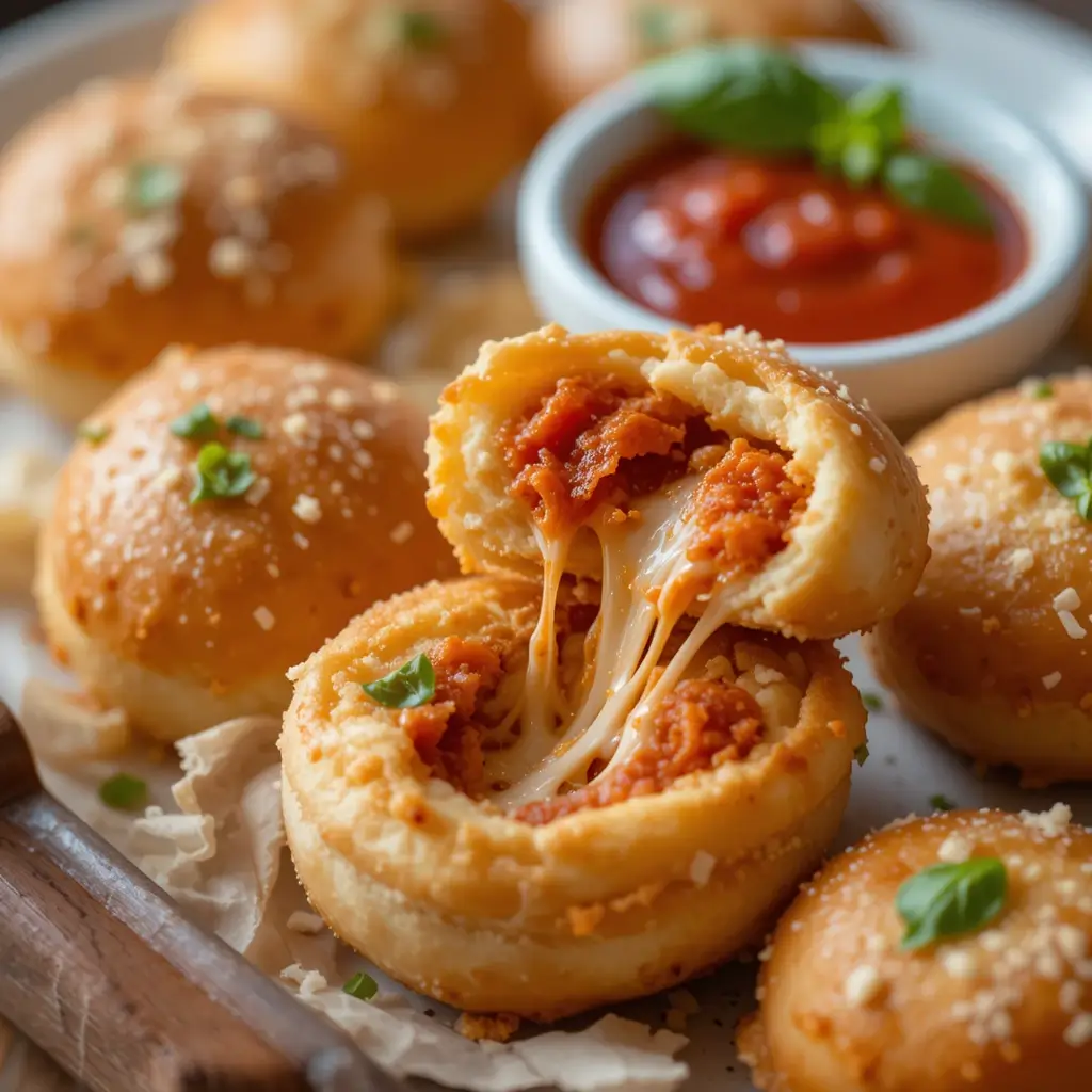 Air Fryer Pizza Puffs