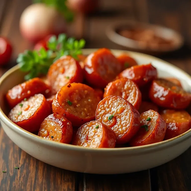 Air Fryer Smoked Sausag