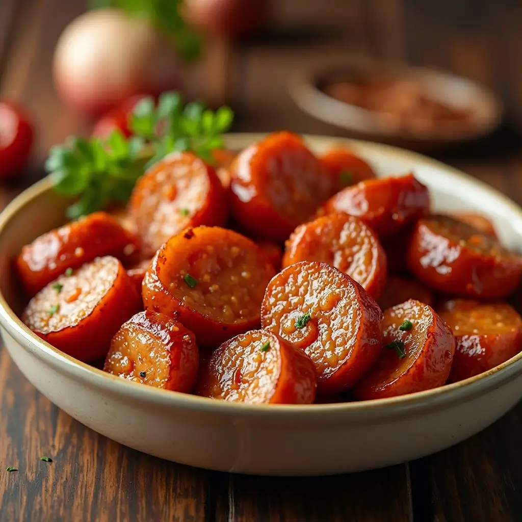 Air Fryer Smoked Sausag