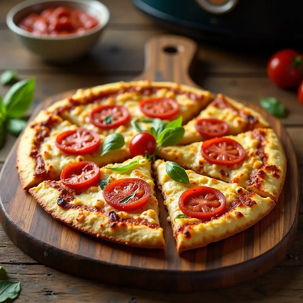 Air Fryer Tortilla Pizza