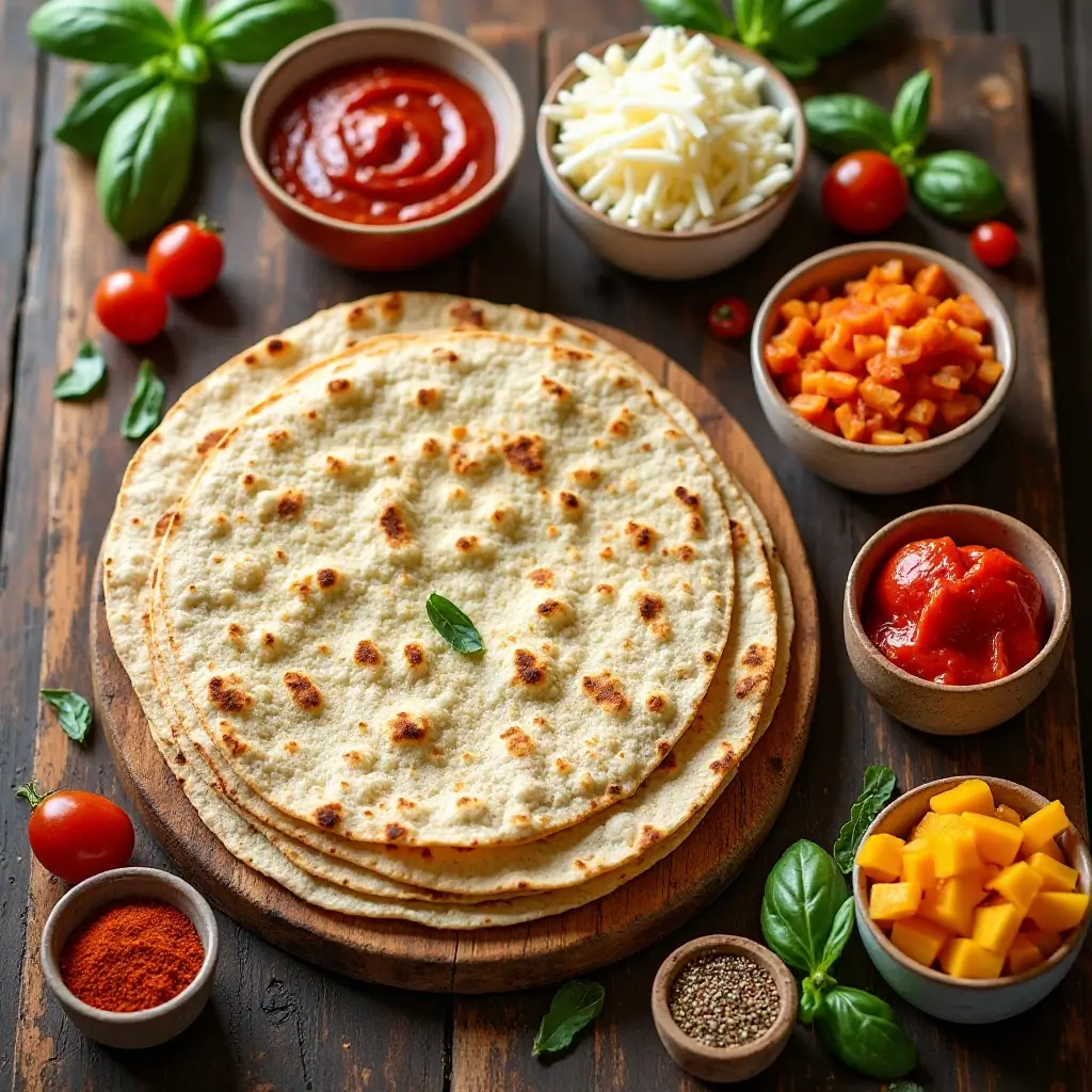 Air Fryer Tortilla Pizza
