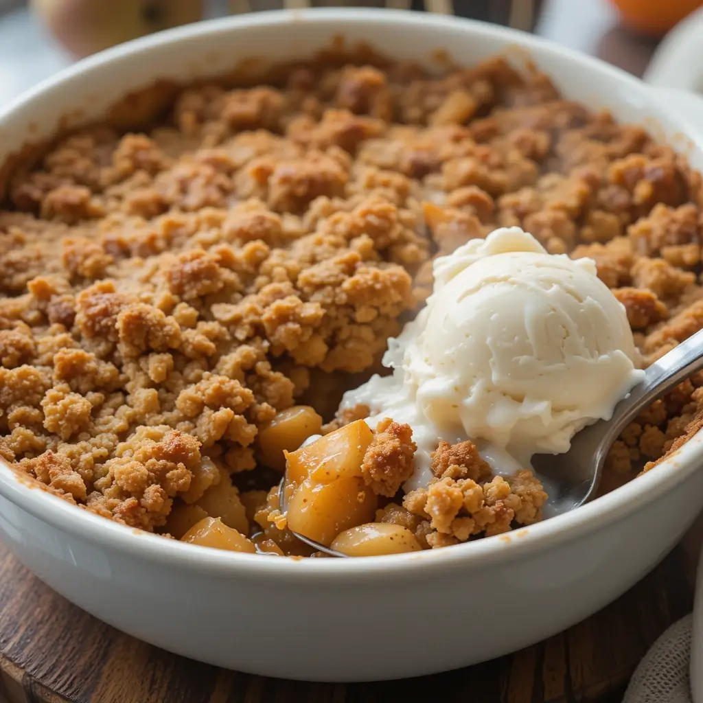 Apple Crumble in Air Fryer
