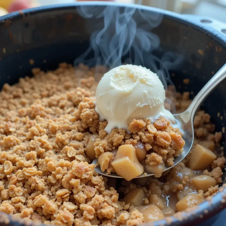 Apple Crumble in Air Fryer