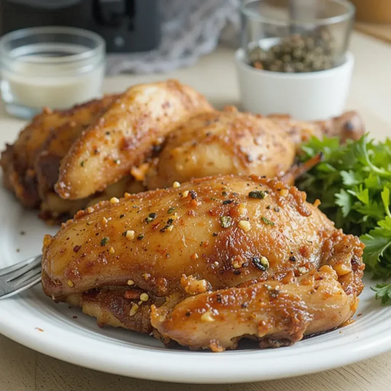 Air Fryer Half Chicken