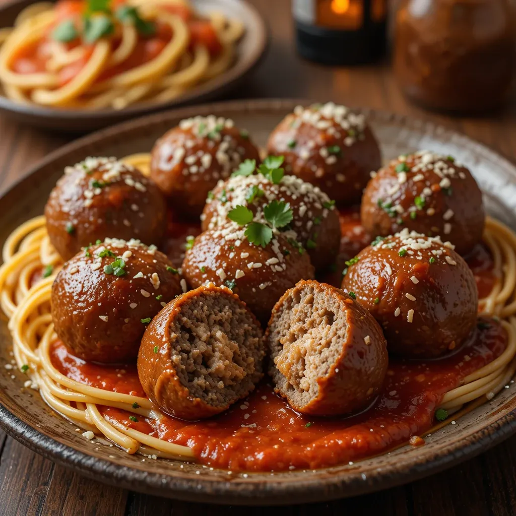 Air Fryer Beef Meatballs 