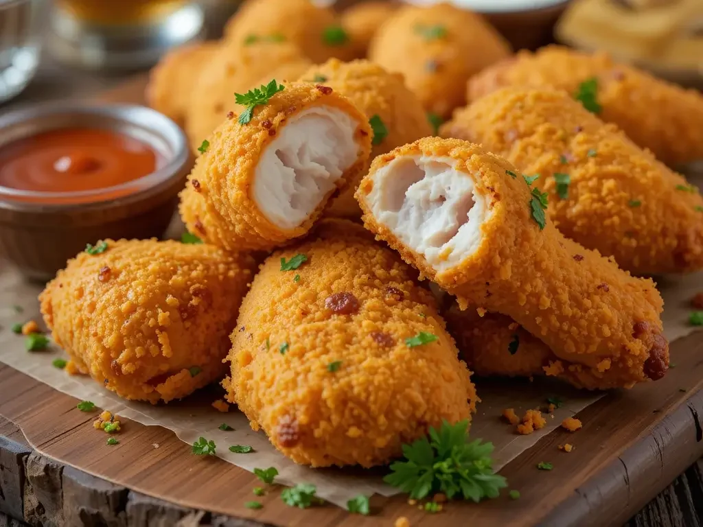 Air Fryer Breaded Chicken Wings