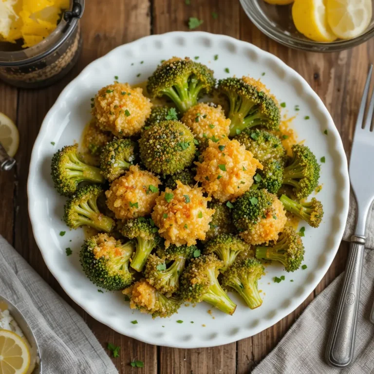 Air Fryer Broccoli Parmesan