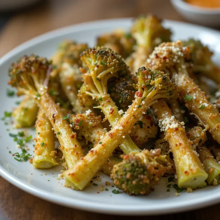 Air Fryer Broccoli Stems