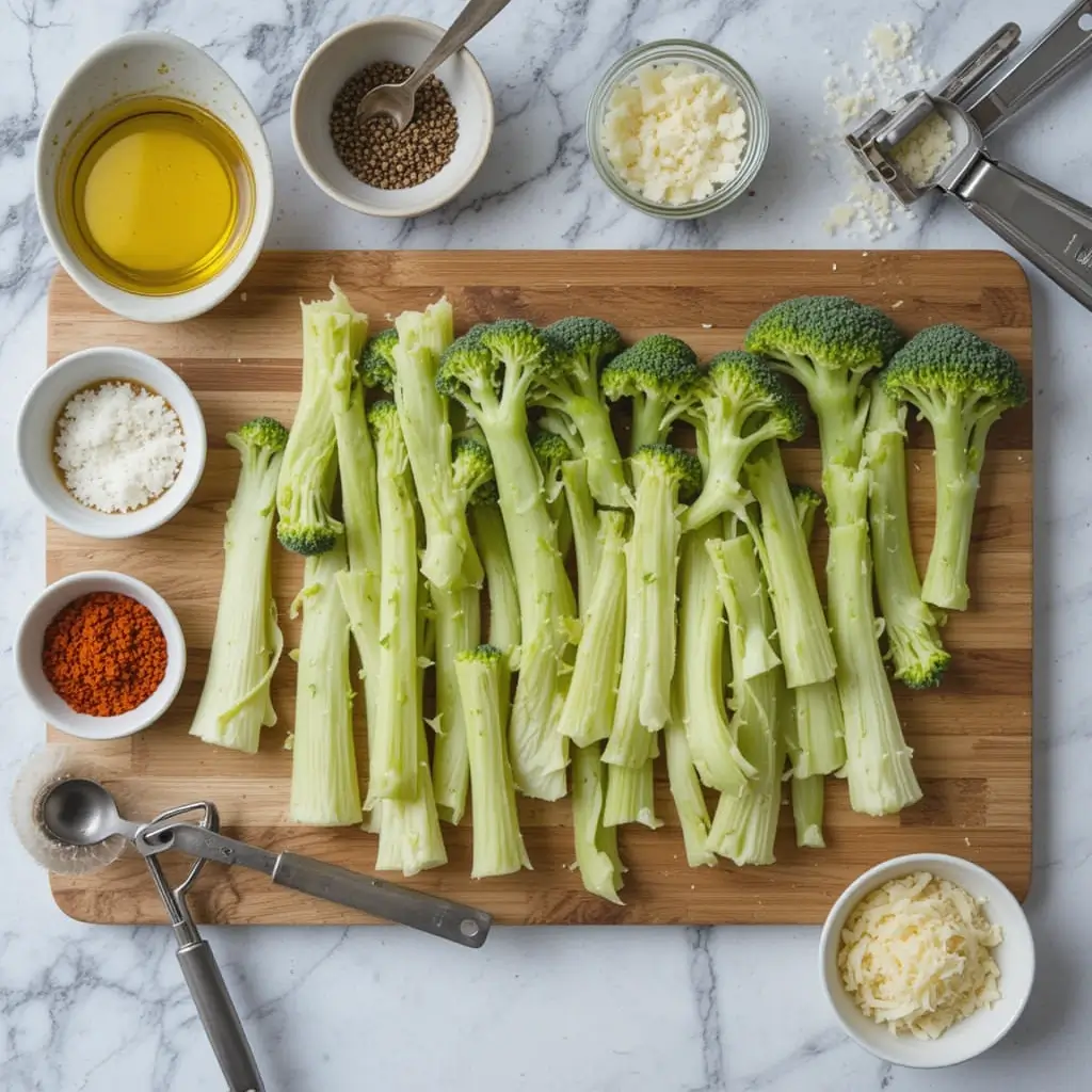 Air Fryer Broccoli Stems