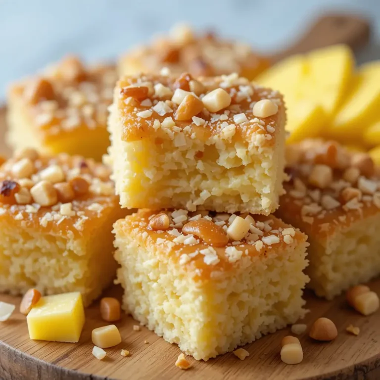 Air Fryer Butter Mochi Cake