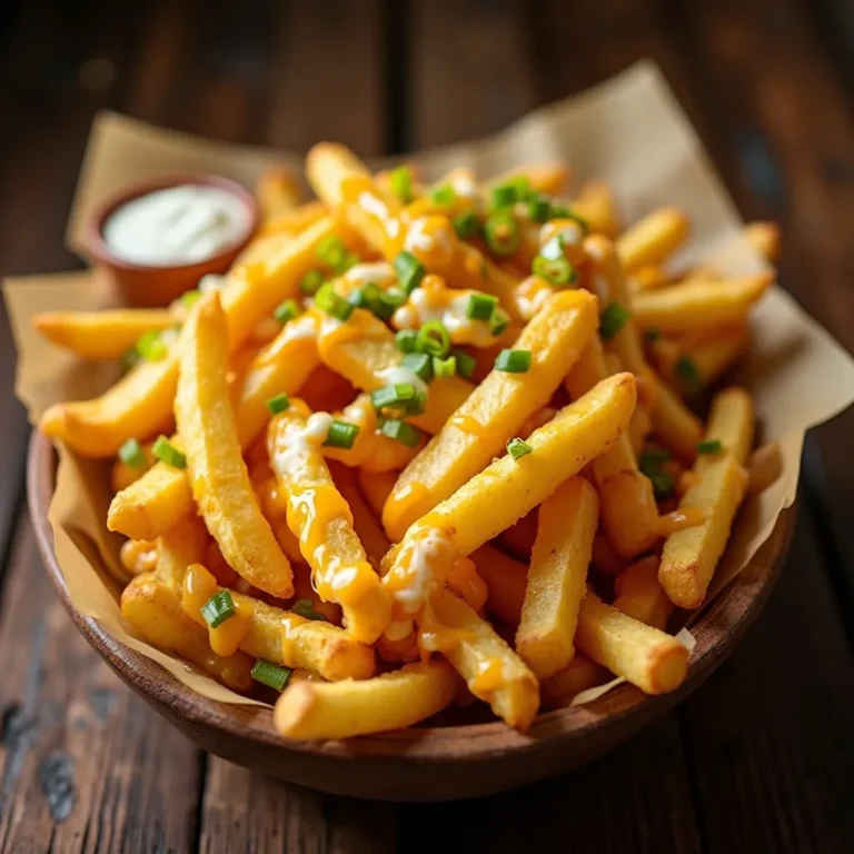 Air Fryer Cheese Fries