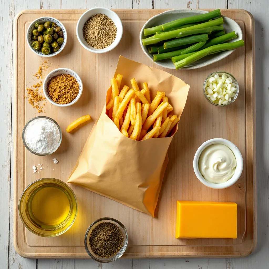 Air Fryer Cheese Fries