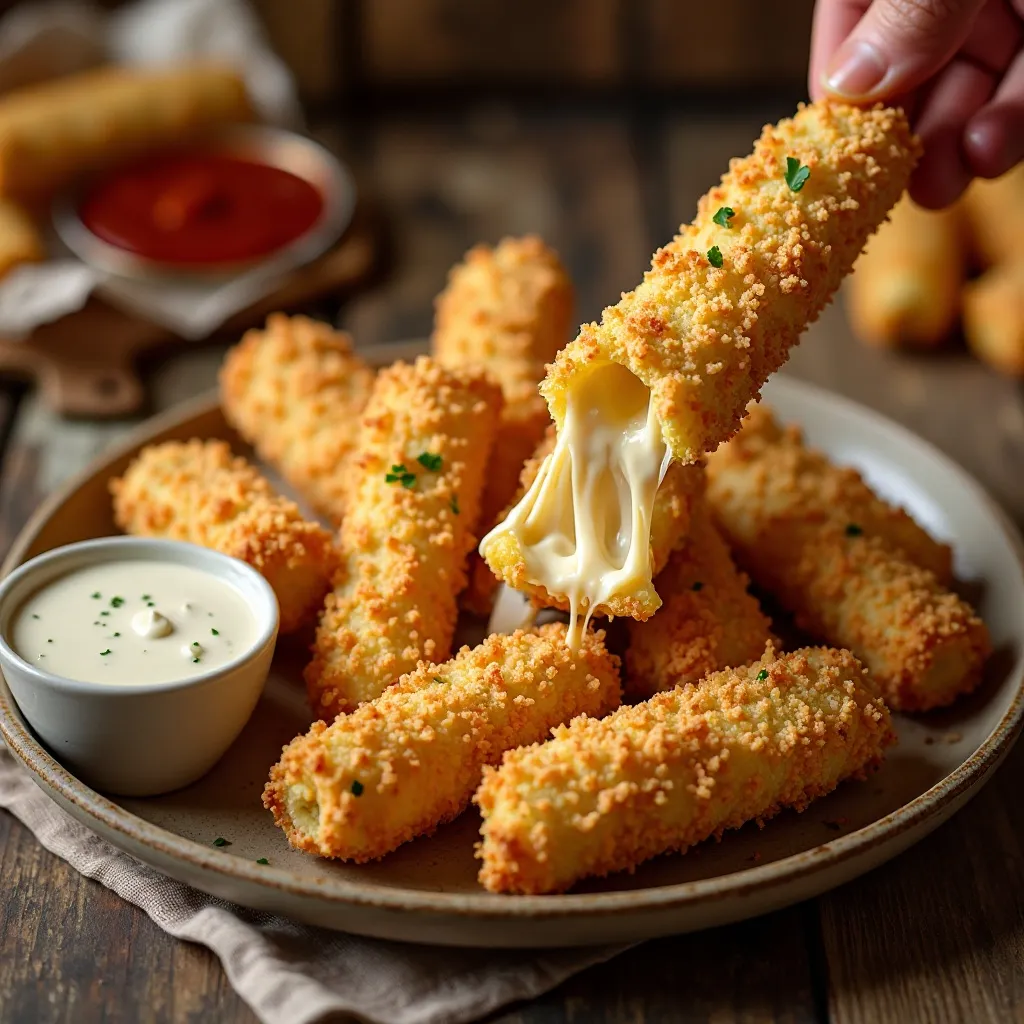 Air Fryer Cheese Sticks Easy