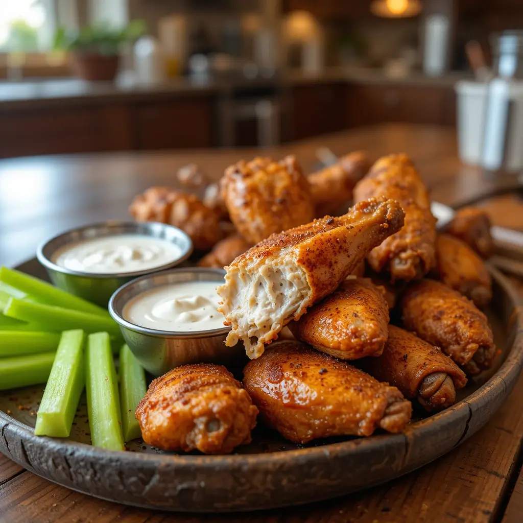 Air Fryer Chicken Wings Dry Rub
