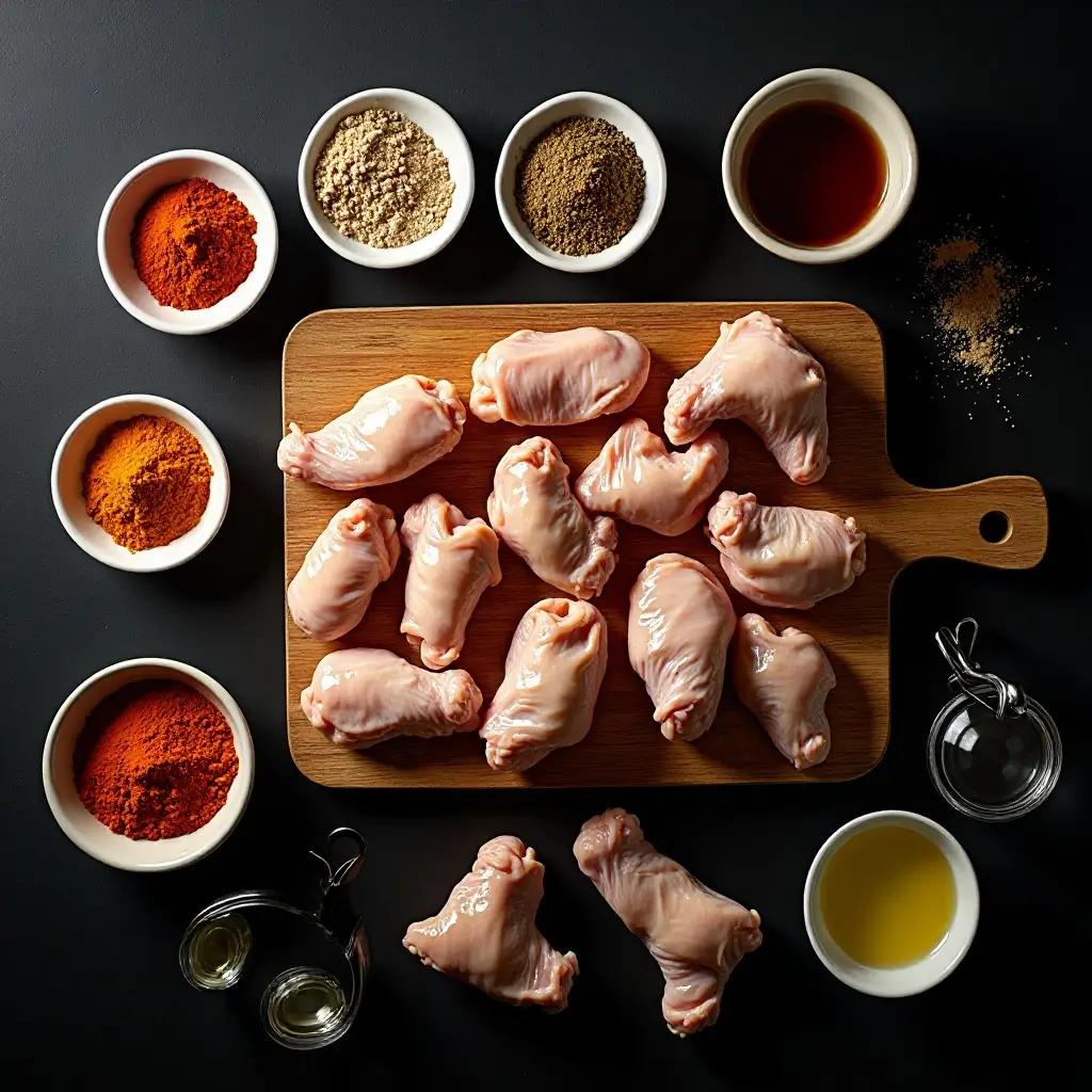 Air Fryer Chicken Wings Dry Rub