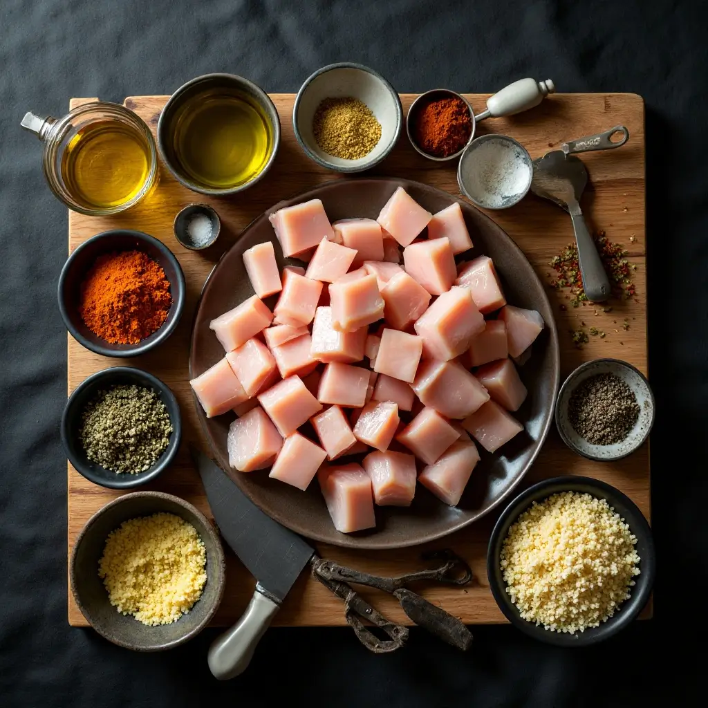 Air Fryer Diced Chicken