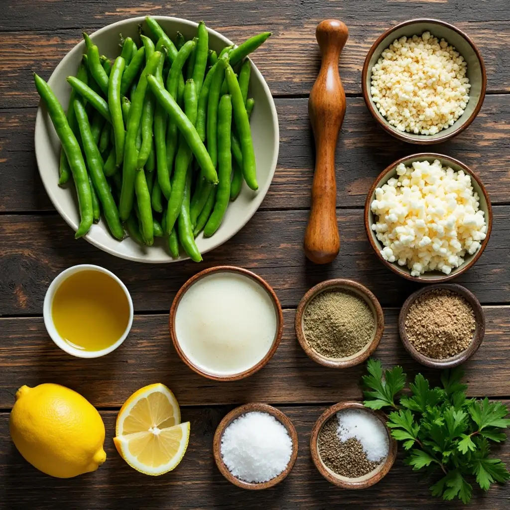 Air Fryer Green Beans Parmesan
