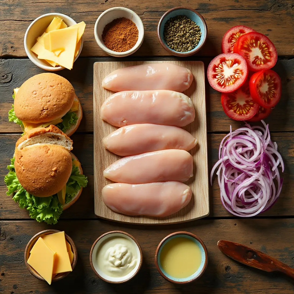 Air Fryer Grilled Chicken Sandwich