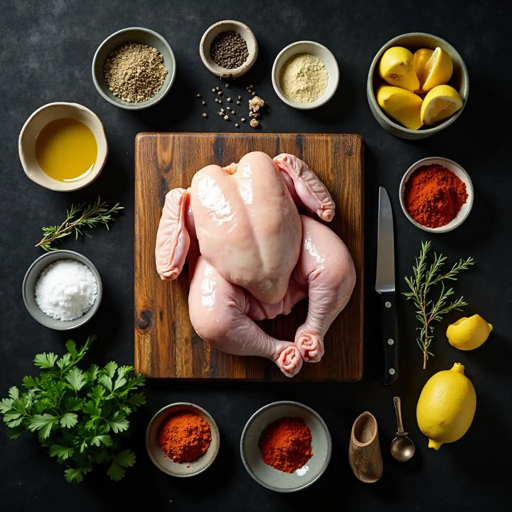 Air Fryer Half Chicken