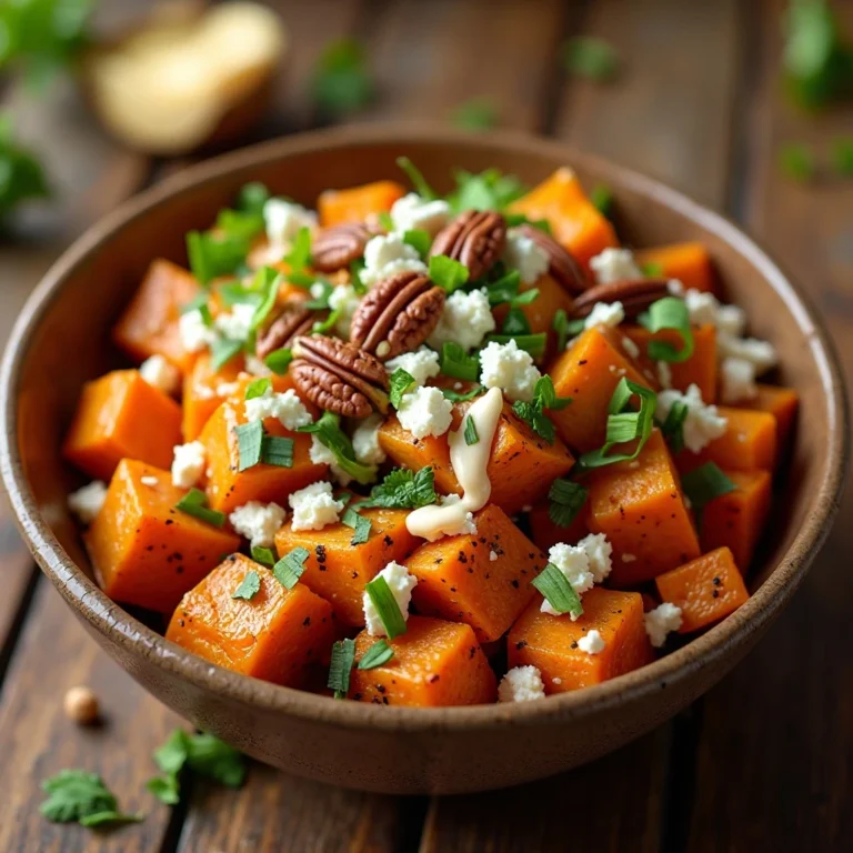 Air Fryer Sweet Potato Salad
