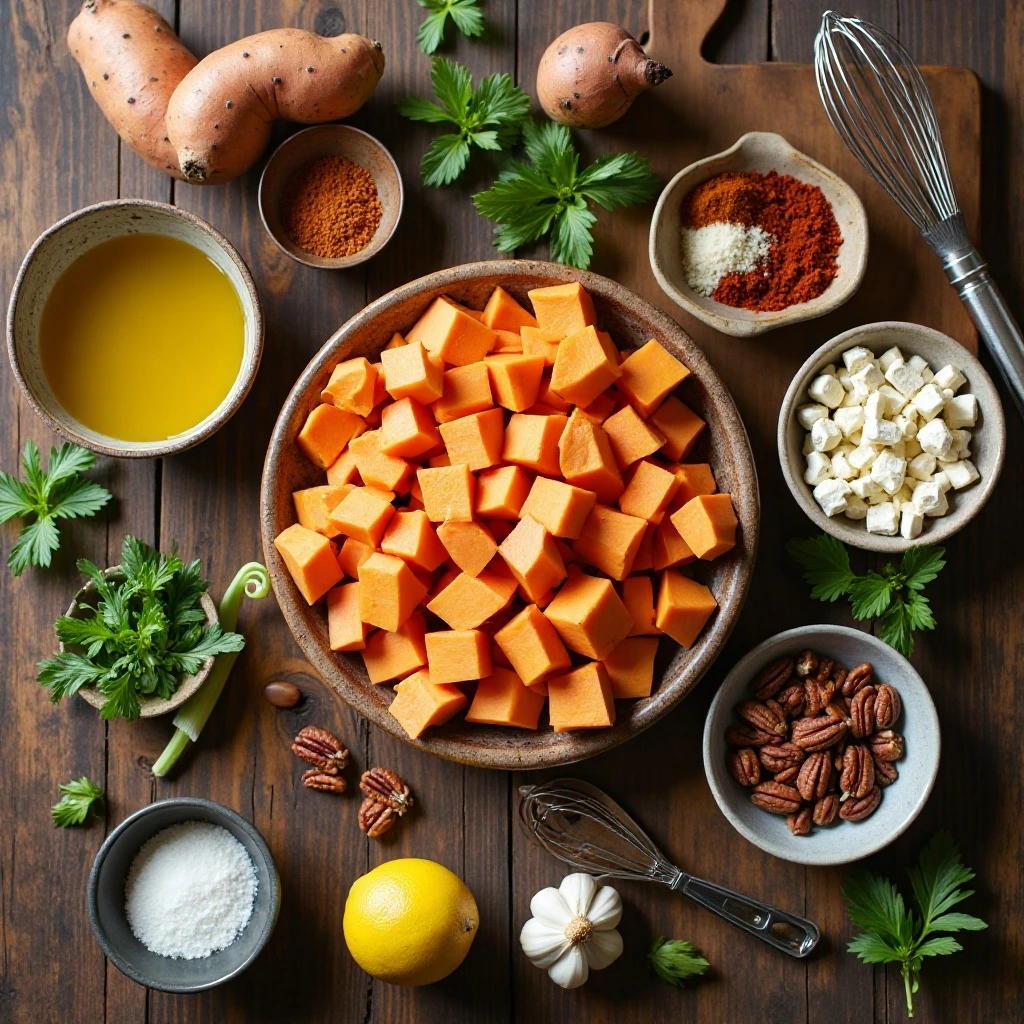 Air Fryer Sweet Potato Salad
