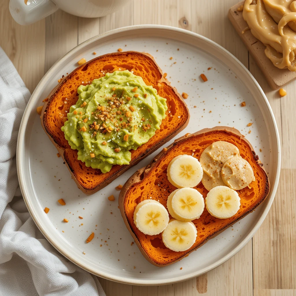 Air Fryer Sweet Potato Toast