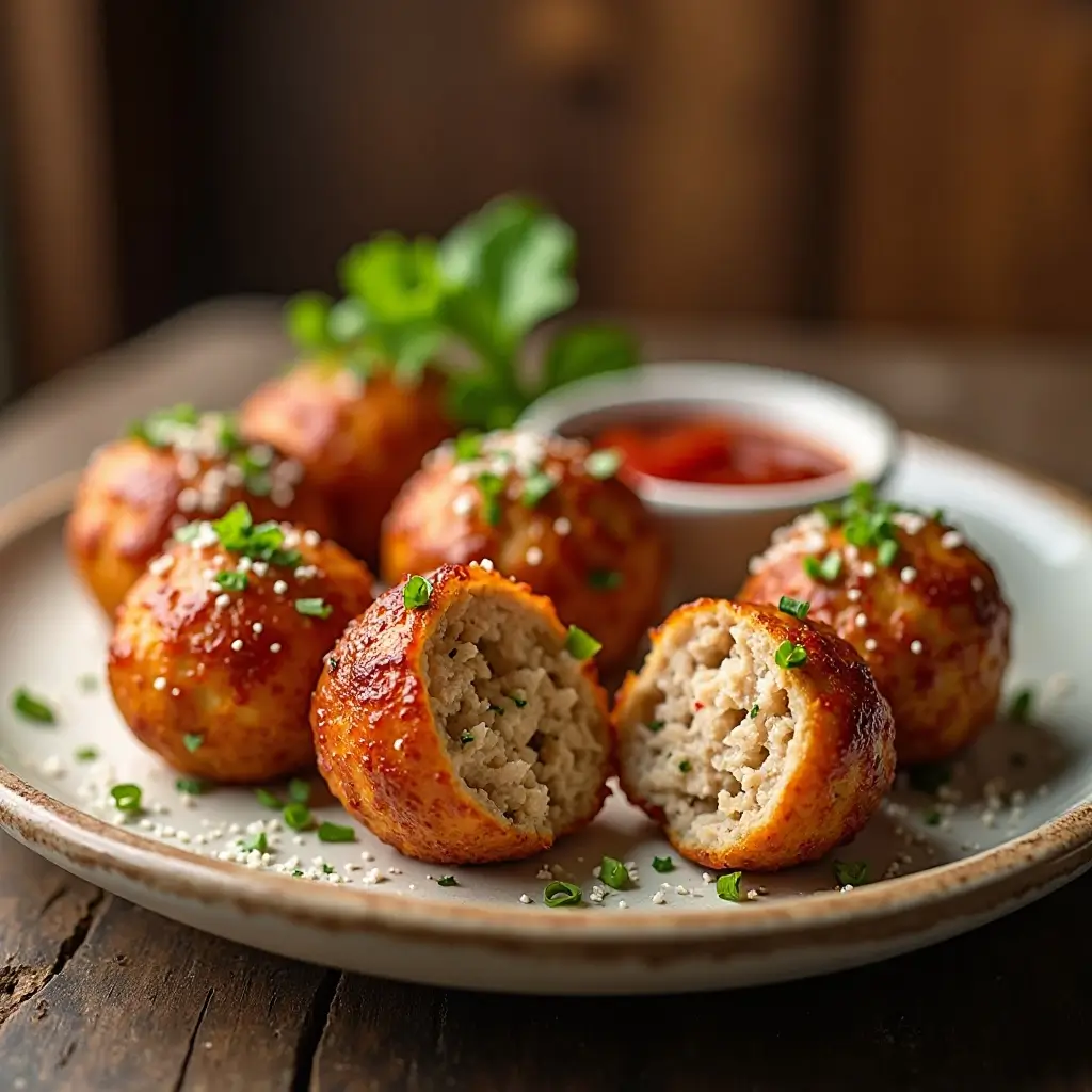 Air Fryer Turkey Meatballs