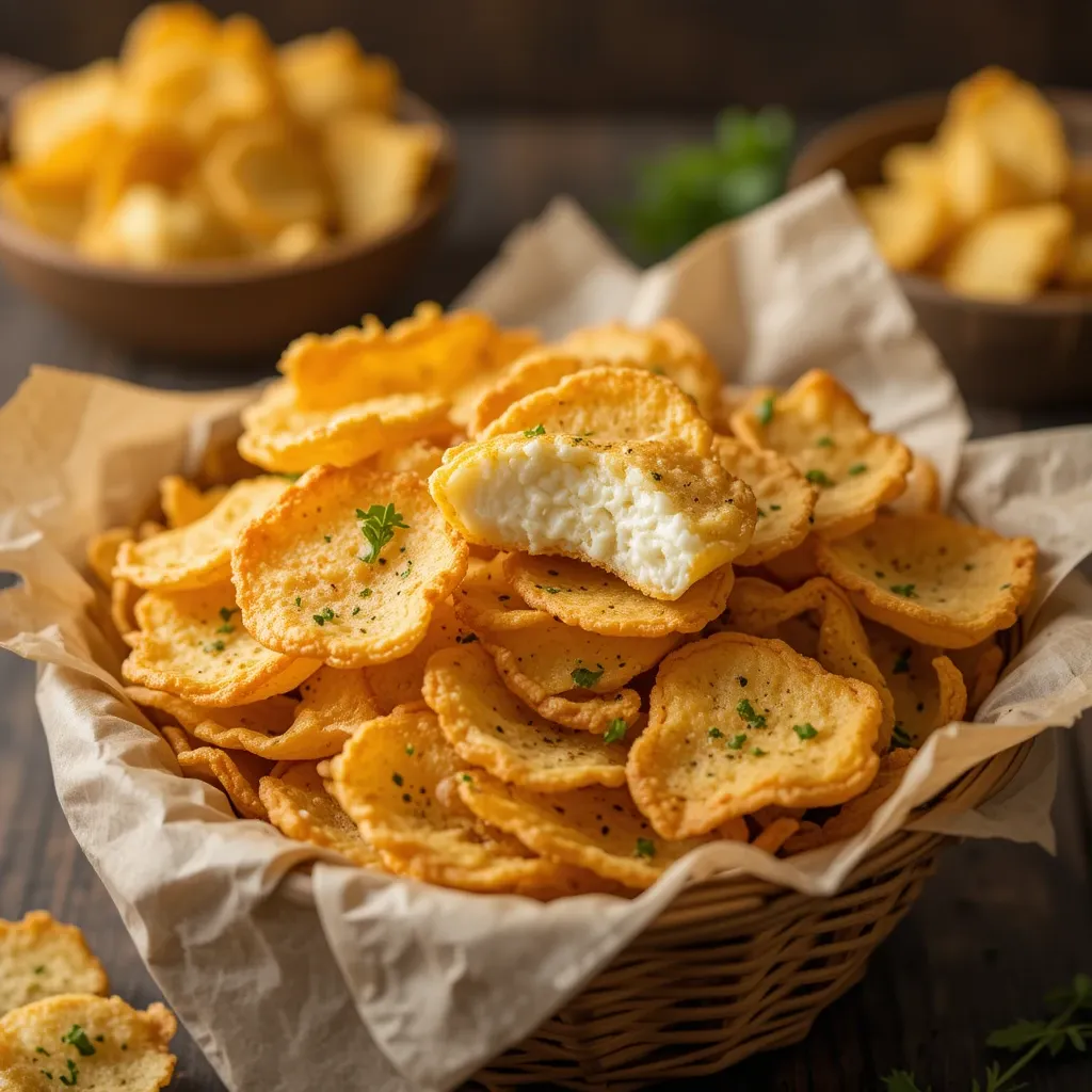 Cottage Cheese Chips Air Fryer