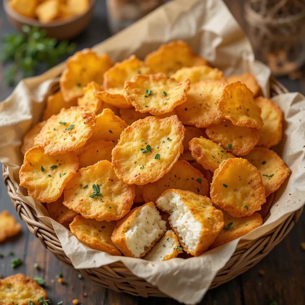 Cottage Cheese Chips Air Fryer