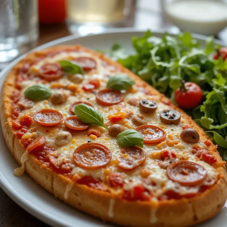 French Bread Pizza in Air Fryer