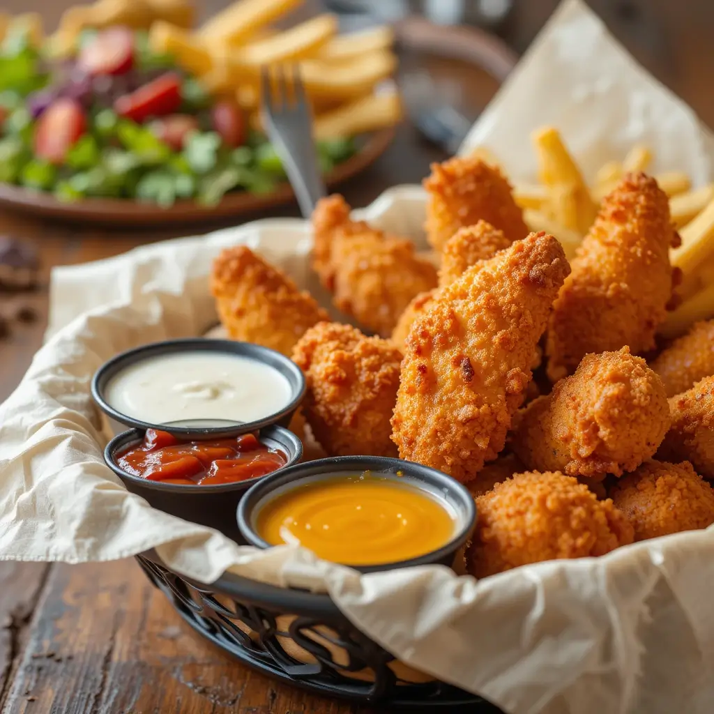 Frozen Breaded Chicken Tenders in Air Fryer
