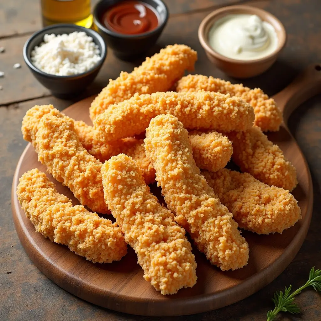 Frozen Breaded Chicken Tenders in Air Fryer