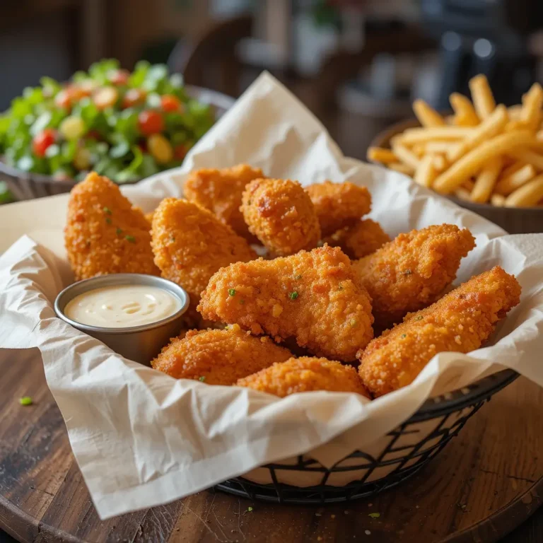 Frozen Breaded Chicken Tenders in Air Fryer