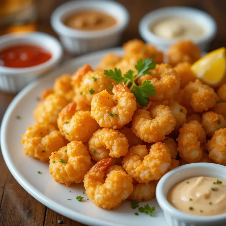 Frozen Popcorn Shrimp in Air Fryer