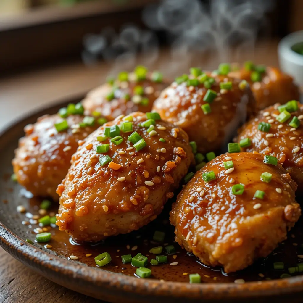 Honey Garlic Chicken Thighs Air Fryer