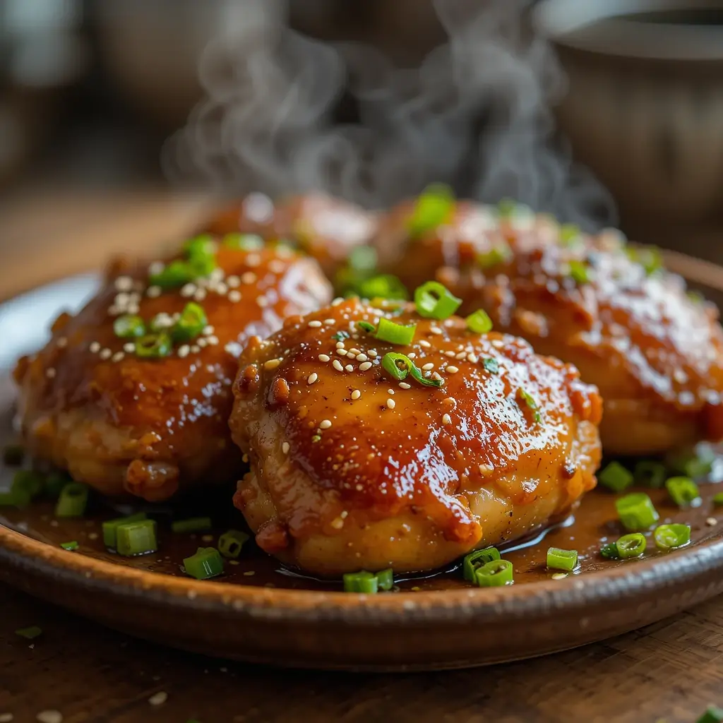 Honey Garlic Chicken Thighs Air Fryer