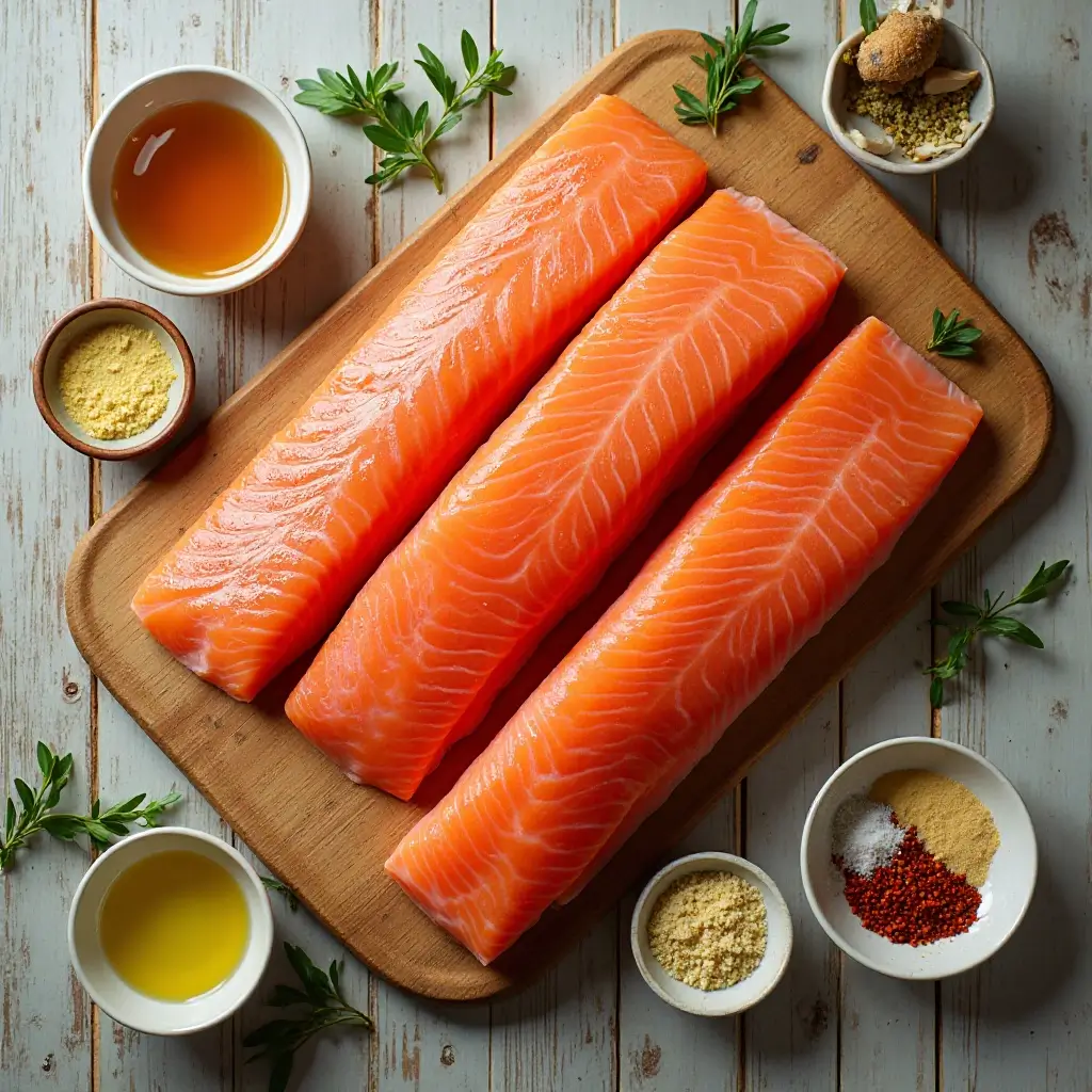 Honey Mustard Salmon Air Fryer