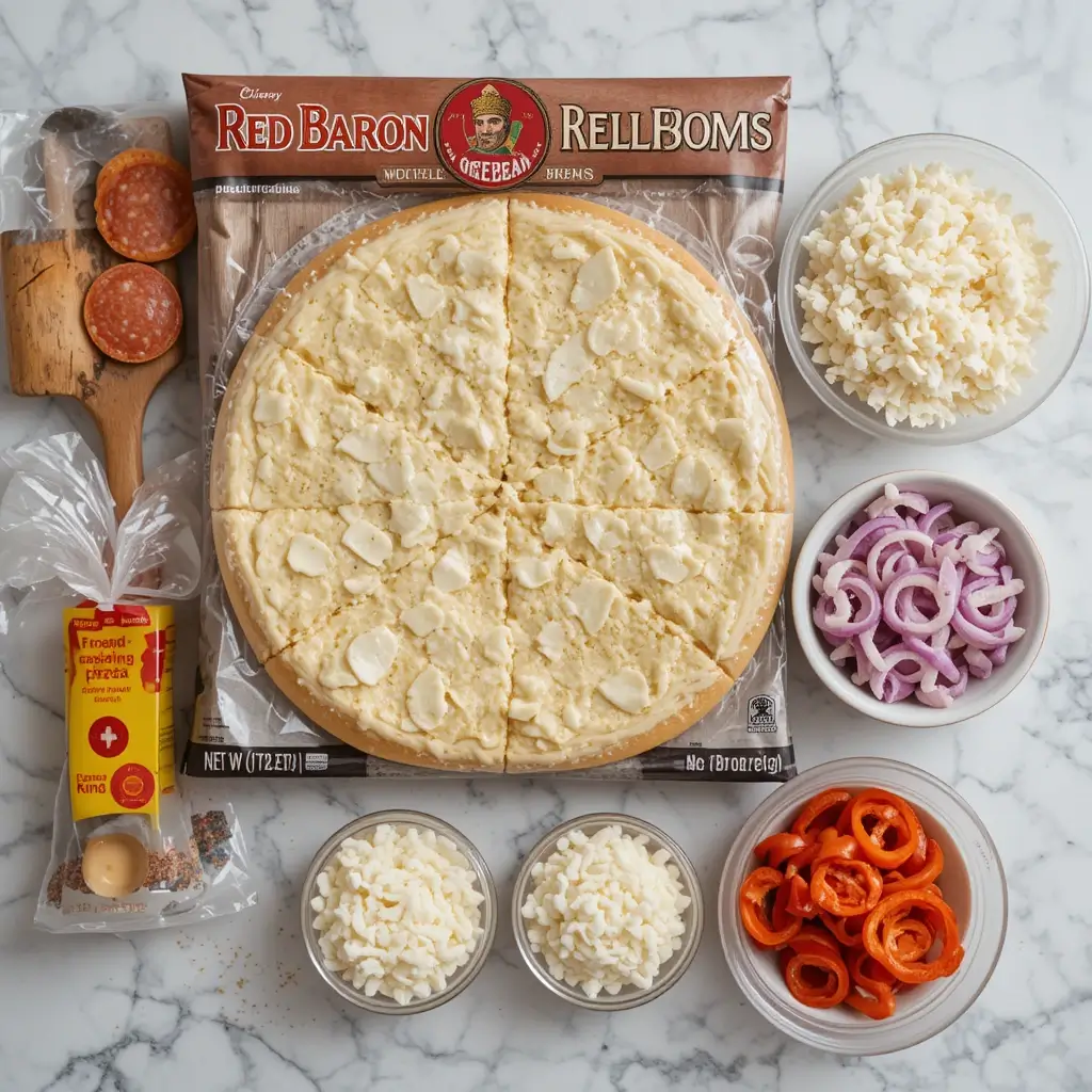 Red Baron French Bread Pizza in Air Fryer
