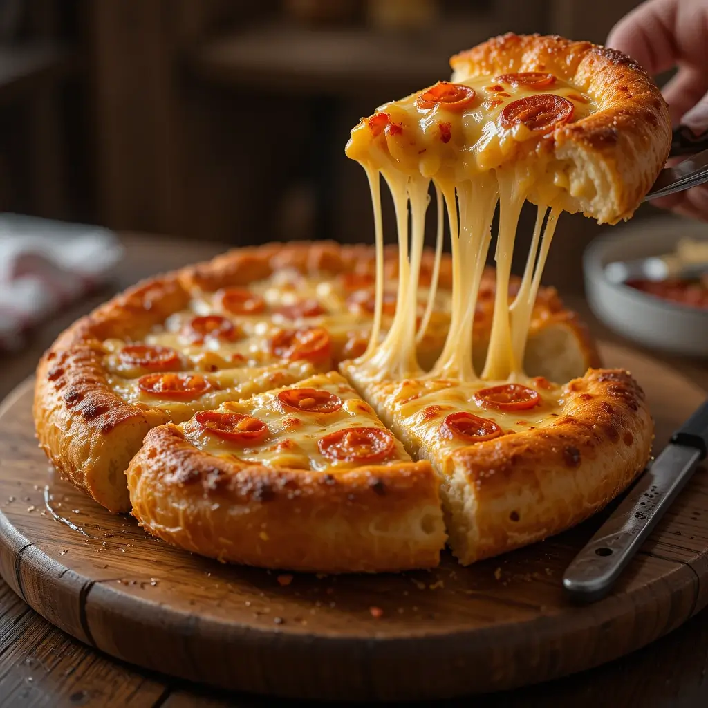 Red Baron French Bread Pizza in Air Fryer
