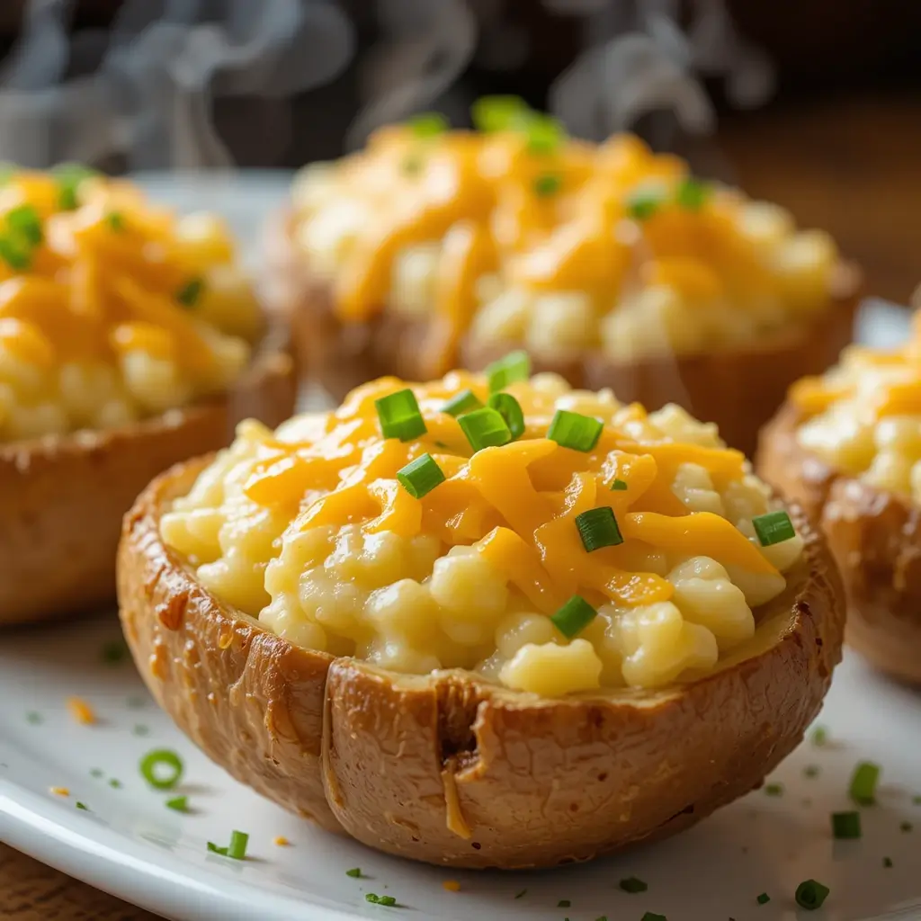 Twice Baked Potatoes in Air Fryer
