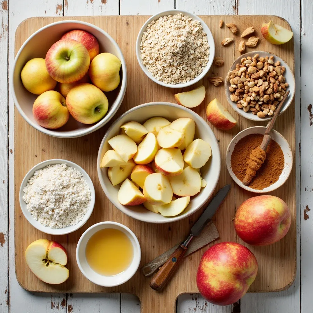 Air Fryer Apple Crumble Healthy